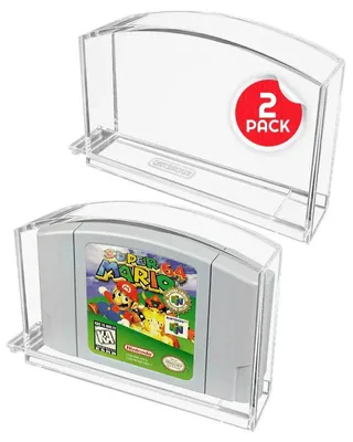 Produktbild von Evoretro – Evoretro – Hochwertige Acrylhülle für N64-Kassetten, 2er-Pack