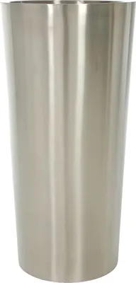 Immagine prodotto di Vaso da fiori RONDO in acciaio inossidabile spazzolato 35x35x70 cm