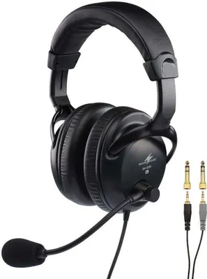 Zdjęcie produktu dla MONACOR BH-009 Profesjonalne słuchawki stereo z mikrofonem na wysięgniku