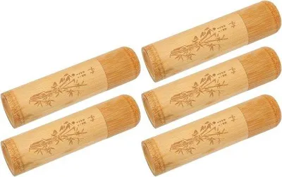 Productafbeelding van Huisdier Bamboe Urn - Gedenk Urn - As Verstrooien - Milieuvriendelijk Bamboehout - 15 x 12 x 3 cm