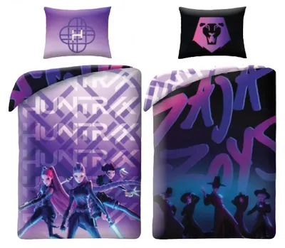Produktbild von K-pop Demon Hunters Enemies wende-bettwäsche 140×200cm, 70x90 cm