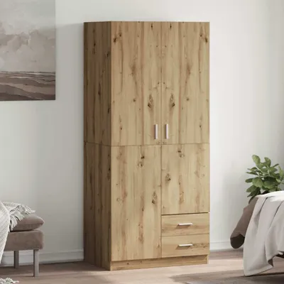 Produktbild von "2026 Promotion" Kleiderschrank Artisan-Eiche 80x52x180 cm Holzwerkstoff - Kleiderschränke CC31593