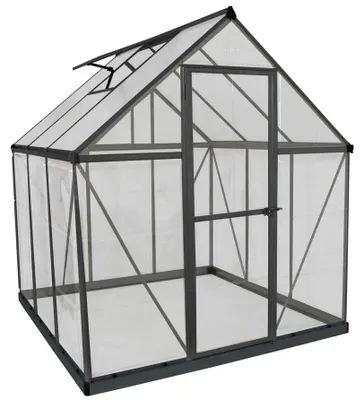Obrázok produktu pre Palram - Canopia Hliníkový skleník Hybrid 66 Anthracite 185x185x208 cm