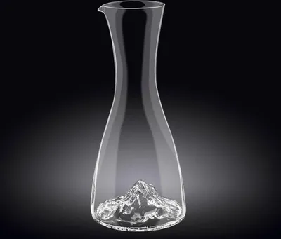Produktbild von Wilmax Karaffe 1000 ml aus Kristallglas mit Berg-Design WL-888369/1C