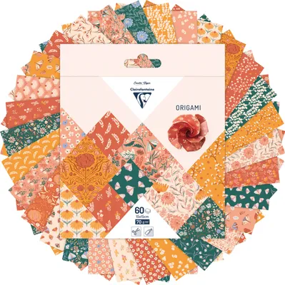 Produktbild von Origami 60Bl 15x15 70g Boho floral