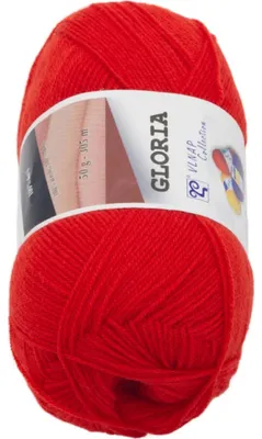 Obrázok produktu pre Priadza GLORIA - 50 g / 305 m - červená