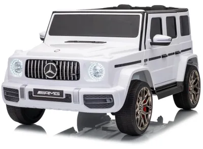 Produktbild von Mercedes G63 AMG  Kinder-Elektroauto 2-Sitzer 12V Weiß