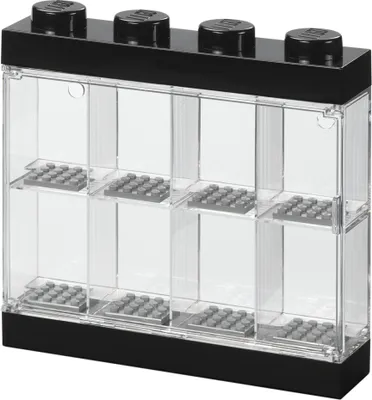 Produktbild von LEGO Minifiguren-Schaukasten DISPLAY CASE 8 schwarz
