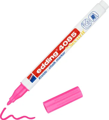 Produktbild von Edding - Chalkstift Edding 4085 um 1-2mm Neon Pink | 10 Stück