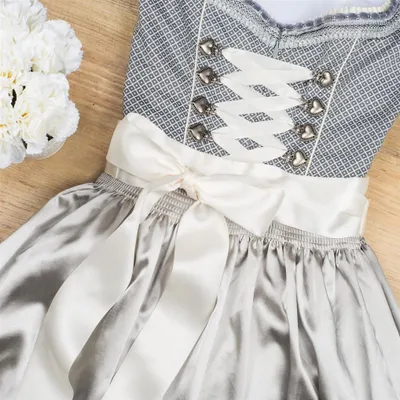 Produktbild von Dirndl Santini 50er Länge grau 38