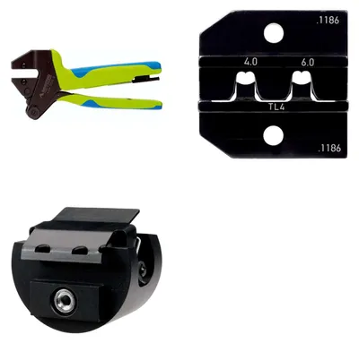 Produktbild von 624 1186 3 0 K2 Rennsteig Werkzeuge GmbH Crimpzange PEW12 für Tong Ling TL4 Steckverbinder Querschnitt 4mm² - 6mm² - 1