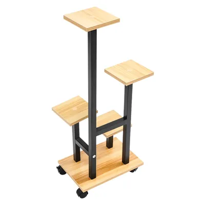 Produktbild von 5-stufiger Pflanzenständer mit Universalrädern max 20kg