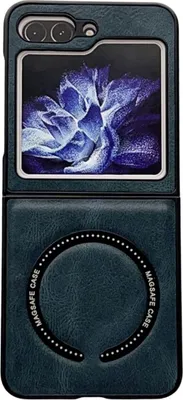 Produktbild von König Design Hülle kompatibel mit Samsung Galaxy Z Flip5 5G Kunststoff Soft Handyhülle - Handy Case Blau