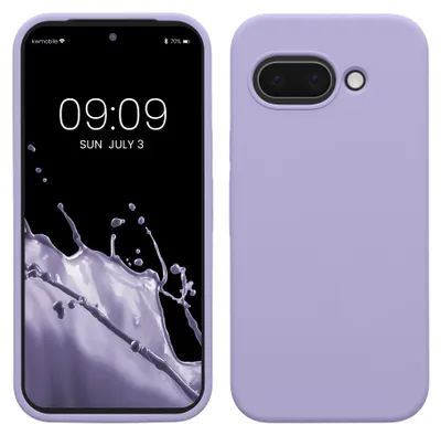 Produktbild von kwmobile Handyhülle für Google Pixel 9a Hülle, für Pixel 9a Case - Hülle Silikon - kabelloses Laden - Lavendel