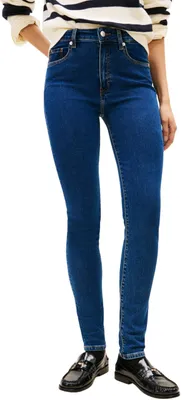 Productafbeelding van Tommy Hilfiger dames jeans, model Como, skinny fit, blauw (EMI), maat 26W/32L