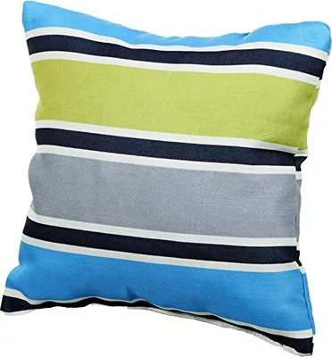 Image de Coussins de palette, Coussins de canapé de jardin, Coussins matelassés remplis de mousse de Poulirette granulée, nombreux coloris et tailles PPI (Coussin décoratif 50x50, bleu-jaune 5)