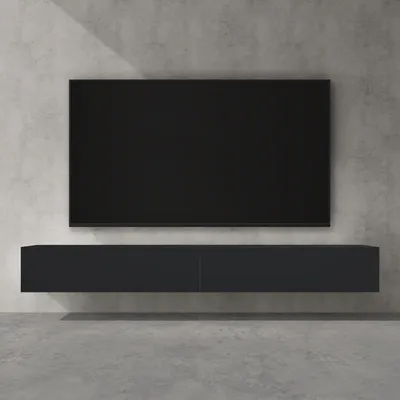Produktbild von doporro TV Lowboard TV-Schrank Fernsehschrank Holz Hängend oder Stehend Fernsehtisch, TV-Regal für Fernseher Fernsehschrank02