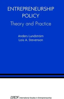 Image de Entrepreneurship Policy: Theory and Practice