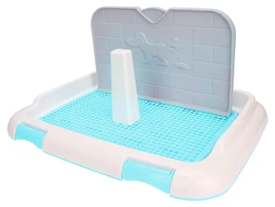 Immagine prodotto di Solidchoice - Lettiera per cani - Lettiera interna per cani e gatti - Programmazione della minzione - Vaschetta per la lettiera in rete - Lettiera per l'addestramento - Dimensioni: 46,4 x 35,4 x 23 cm - Lettiera per cani