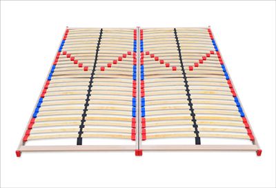 Lamelový rám ECOFORM s nastavením tvrdosti + duo čiapky MOVABLE-ELASTIC 140x200cm