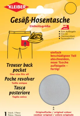 Produktbild von KLEIBER Quick-Gesäß-Hosentasche hellgrau