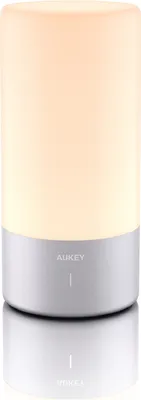 Produktbild von Aukey LT-T6, LED Nachttischlampe Tischleuchte 360°, Dimmbar Touch-Tischlampe