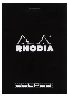 Produktbild von Rhodia DotPad Rhodia 85x120 80Bl schwarz