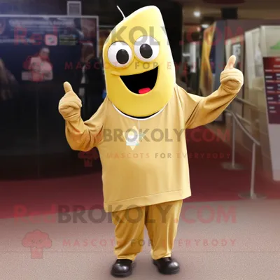 Obrázek produktu pro Postava REDBROKOLY maskota zlatého Agleta oblečená do mikiny a jehliček do kravaty
