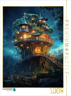 Produktbild von CALVENDO Puzzle Baumhaus | 1000 Teile Lege-Größe 64x48cm Foto-Puzzle für glückliche Stunden
