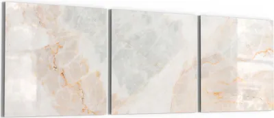 Produktbild von DEQORI Glasbild Echtglas 3x50x50 cm 'Marmorsteinstruktur' Wandbilder XXL groß