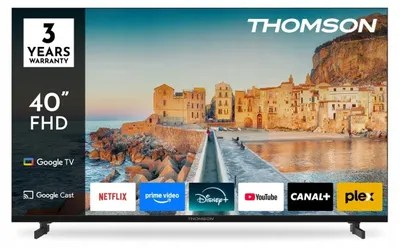 Zdjęcie produktu dla Thomson 40FG2S15, 101,6 cm (40"), 1920 x 1080 px, LCD, Smart TV, Wi-Fi, Czarny