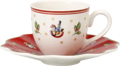 Produktbild von Villeroy & Boch 1485851411, Einzelbild, 0,1 l, Mehrfarbig, Porzellan, Espresso, 1 Stück(e)