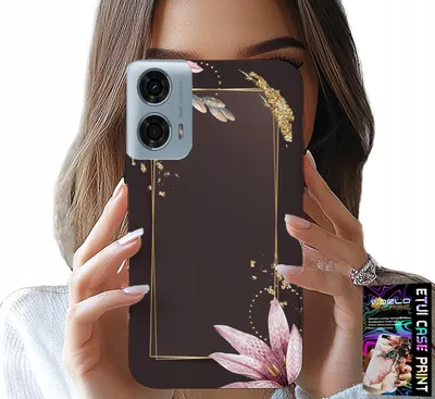 Obrázok produktu pre Puzdro pre telefón Motorola G34 5G – Elegantné vzory s kvetinovým motívom