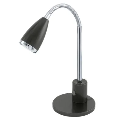 Immagine prodotto di Lampada da tavolo Fox antracite, cromo,