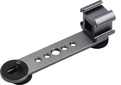 Produktbild von Dreifache Verlaengerungsstange fuer die Kaltschuhhalterung mit 1/4 Zoll und 3/8 Zoll Gewinde fuer kardanisches Stabilisator-Stativkamera-Blitzlicht
