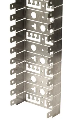 Imagen del producto de EFB-Elektronik: Sistema de montaje para componentes LSA, 50 módulos, T=22 mm, R=25 mm, unidad de venta: 2 unidades