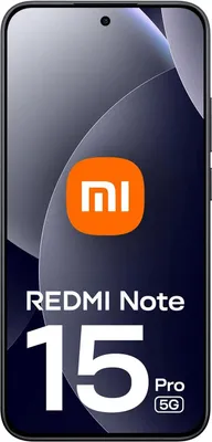 Produktbild von Xiaomi Redmi Note 15 Pro 5G Schwarz 8 Gigabyte 256 Gigabyte
