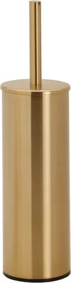 Produktbild von BABLO WC-Bürstengarnitur Messing Gold matt 105x95x380 mm für Bad & WC >> zum Bohren
