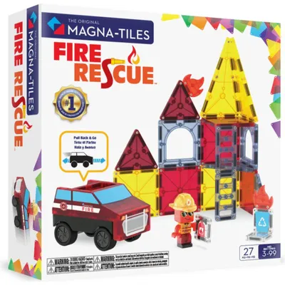 Produktbild von Magna-Tiles Fire Rescue, Bausatz, 3 Jahr(e), Kunststoff, 27 Stück(e)