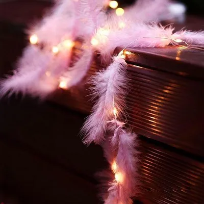 Immagine prodotto di Ghirlanda luminosa a LED da 2 metri, color rame, 20 micro-LED, alimentata a batteria, per uso interno ed esterno