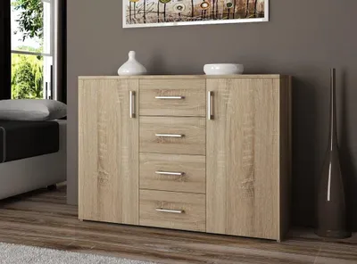 Image de Commode combinée SAVRILA - chêne sonoma