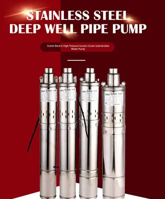 Tiefbrunnenpumpe 0,55 kW, 1800 l/h, 100 m, 1 Zoll Ausgang, 20 m Kabel