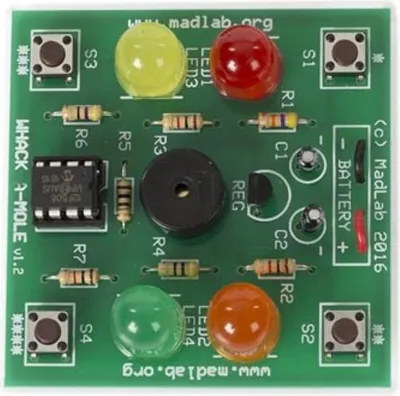 Produktbild von Whadda WSG111, Mehrfarbig, Akku, 56 mm, 56 mm, 18 mm, 1 Stück(e)