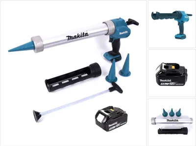 Produktbild von Makita DCG 180 T1X Akku Kartuschenpistole 18 V 300 / 600 ml + 1x Akku 5,0 Ah - ohne Ladegerät