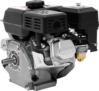 Image de Moteur à essence - 210 cm³ monocylindre 4 temps - 7,5 ch max. 3 kW - vilebrequin 20 mm - refroidi par air - démarrage manuel/électrique - noir