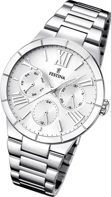 Produktbild von Festina Trend Damen Armbanduhr Mademoiselle Edelstahl F16716/1