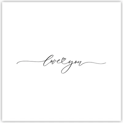 Produktbild von Poster - Poster ohne Rahmen - Ich liebe dich handschriftlich - 30x30 cm - Wand Bild - Wanddeko - Wandbilder - Kunstposter - Wandposter - Bilder - Kunstdruck - Wanddekoration - P2XAC30x30-4644
