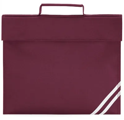 Immagine prodotto di Quadra QD456 | Borsa per libri classica / 36 x 30 cm - Colore: Borgogna - Dimensioni: 36 x 30 cm