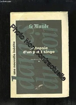 Image de Autopsie d'un petit singe