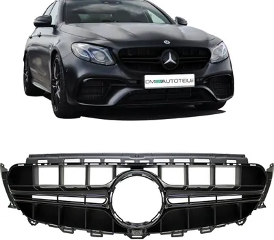 Produktbild von Sport Kühlergrill Schwarz Glanz passt für Mercedes E Kl. W213 S213 C238 A238 ab 2016
